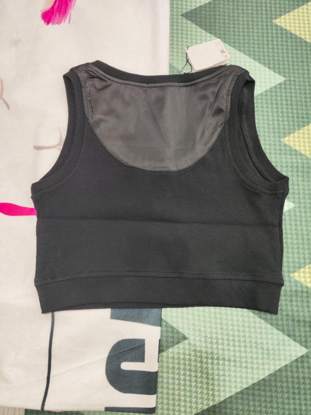 Loewe Embroidered Cropped Ribbed Tank Top - Picture 3 of 5